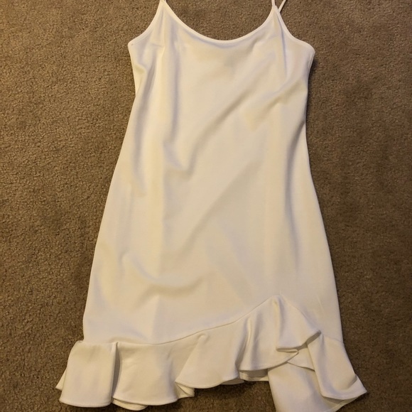 White 🤍 Cami Ruffle Forever 21 Mini Dress - Picture 7 of 7